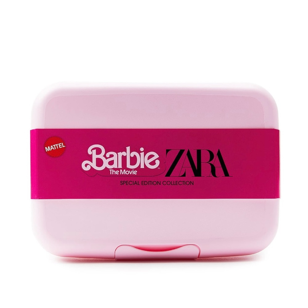 Zara barbie limited edition lunch box and culinary set